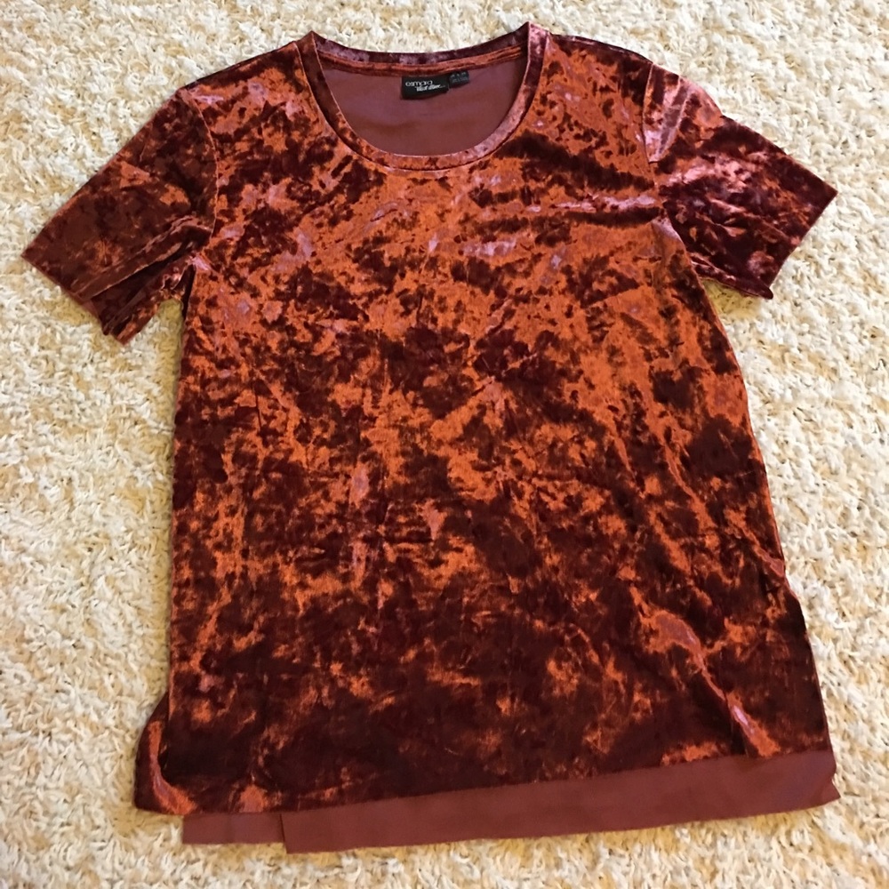 Velvet top